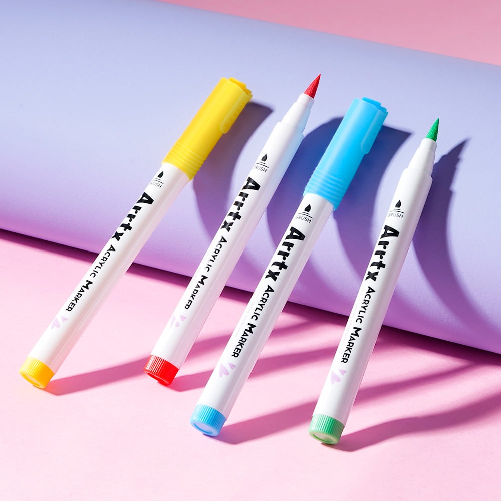 ARRTX MARCADORES ACRILICOS DE 30 COLORES 30A - 3