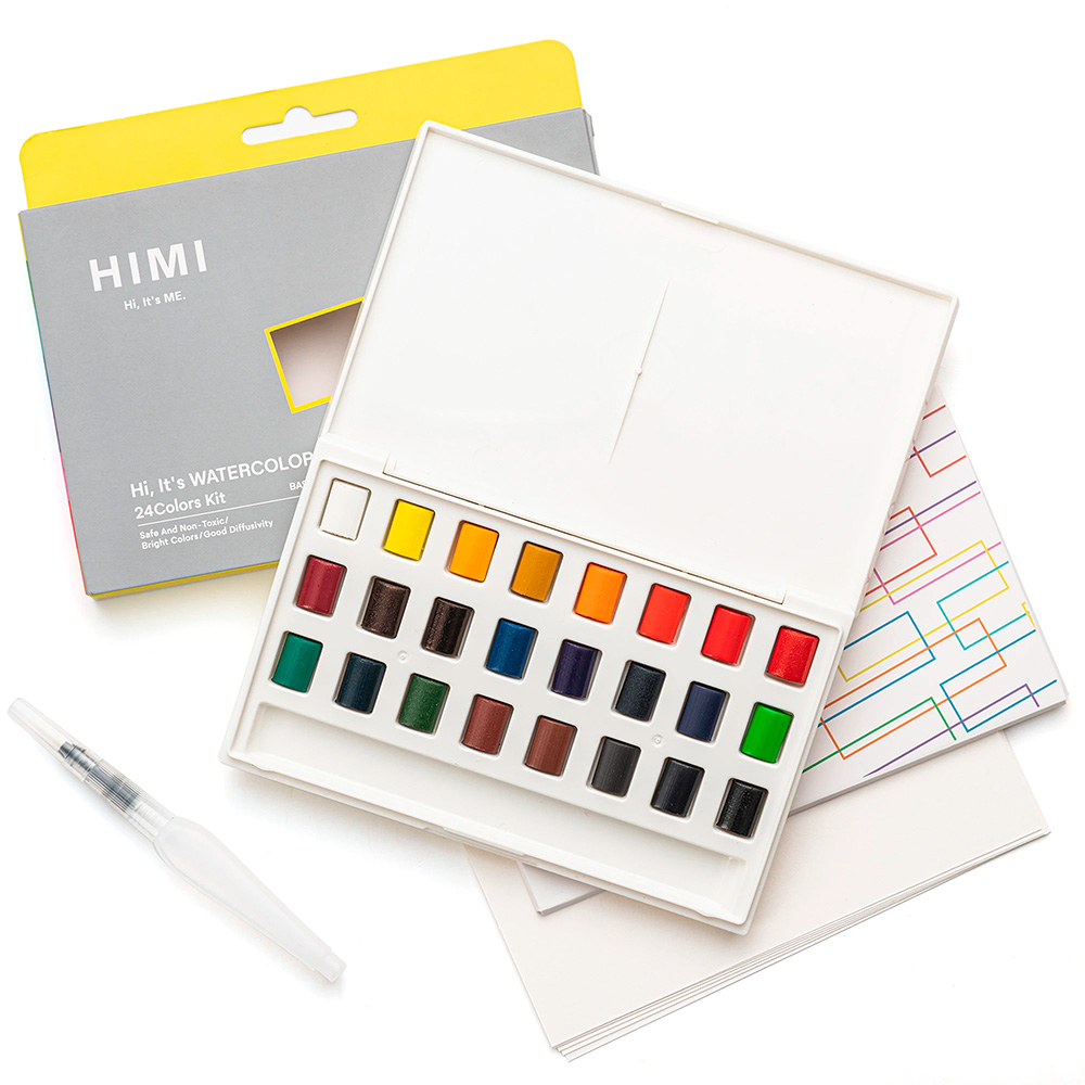 HIMI SET DE ACUARELA DE 24 COLORES - 2