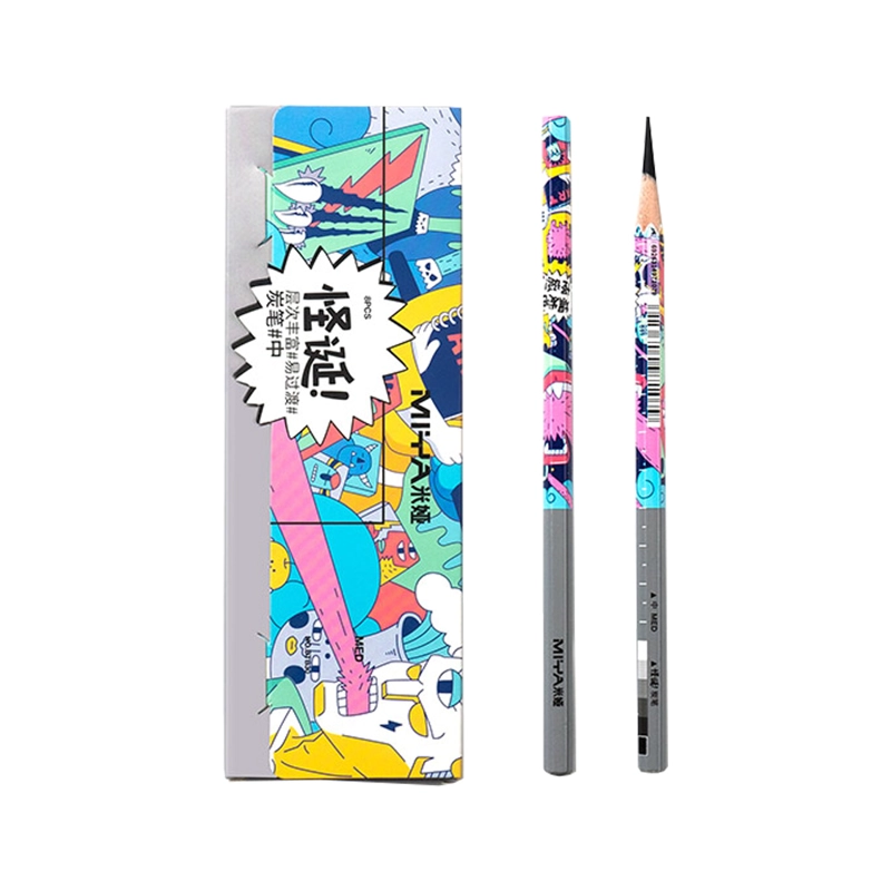 MIYA LAPIZ DE CARBON 8 UNDS NEUTRO - 1