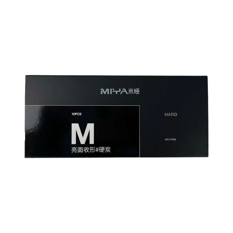 LAPIZ DE CARBON MIYA M SERIES 10UNDS, DURO - 1
