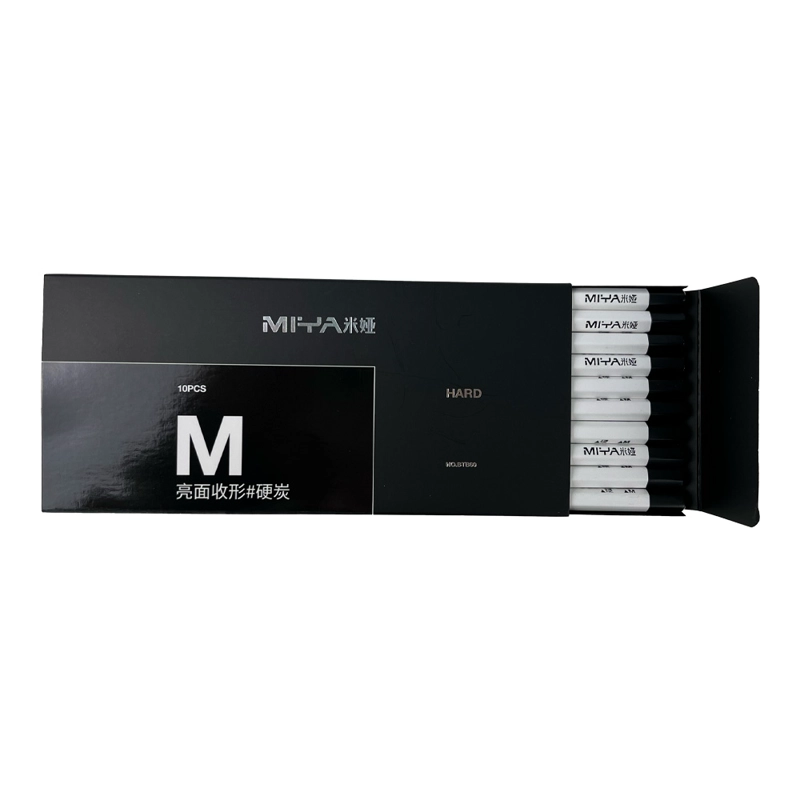 LAPIZ DE CARBON MIYA M SERIES 10UNDS, DURO - 2