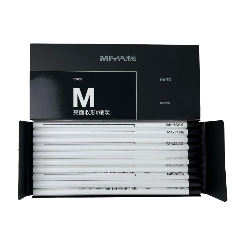 LAPIZ DE CARBON MIYA M SERIES 10UNDS, DURO - 3
