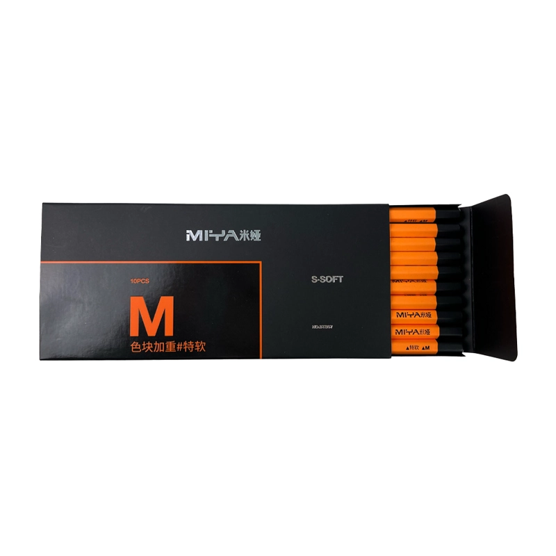 LAPIZ DE CARBON MIYA M SERIES 10 UNDS, S-SOFT - 2
