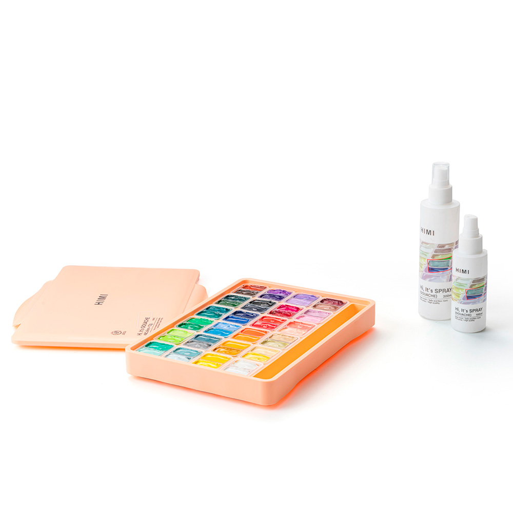 HIMI SPRAY ANTIHONGO E HIDRATADOR GOUACHE Y ACRILICOS 100ML - 3