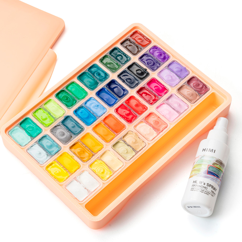 HIMI SPRAY ANTIHONGO E HIDRATADOR GOUACHE Y ACRILICOS 100ML - 4