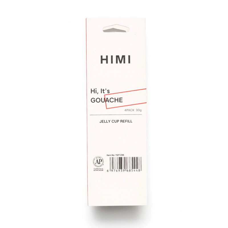 HIMI RECARGA GOUACHE 4 UNIDADES 30G BLANCO TITANIO - 1