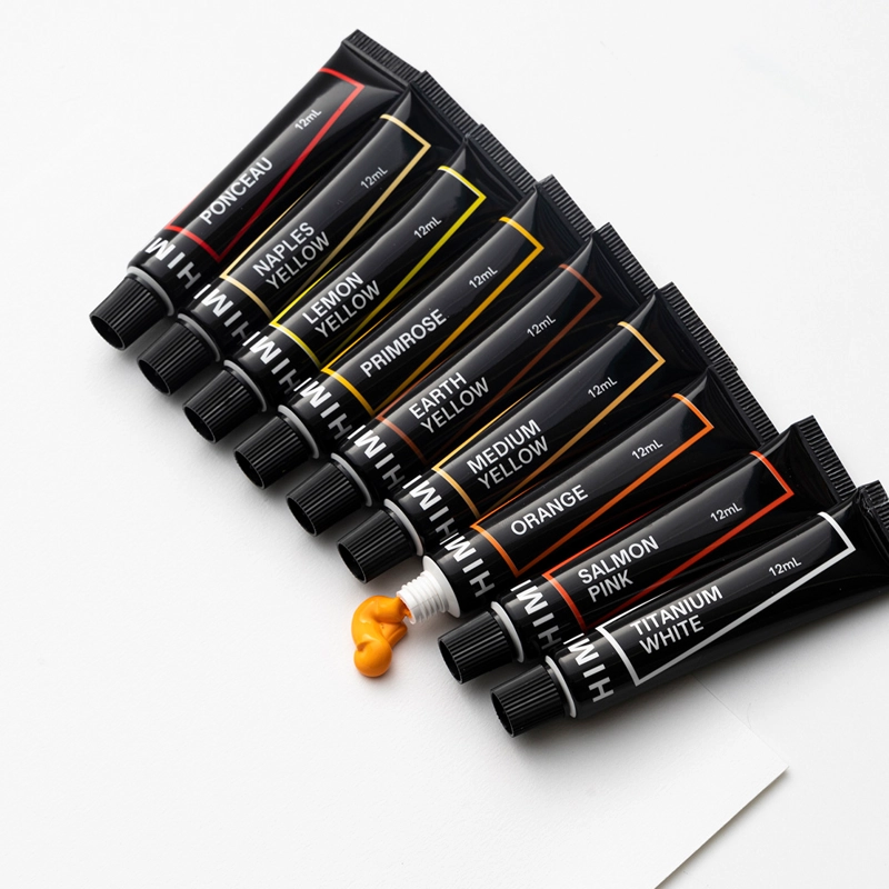 TUBOS DE PINTURA ACRILICA HIMI, 12ML/18COLORES - 4