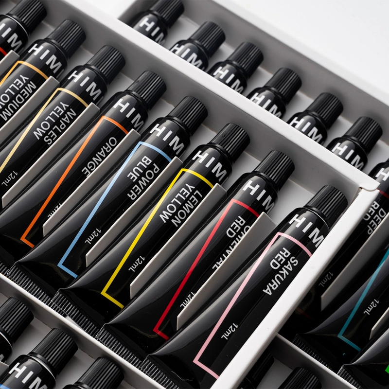 TUBOS DE PINTURA ACRILICA HIMI, 12ML/18COLORES - 5