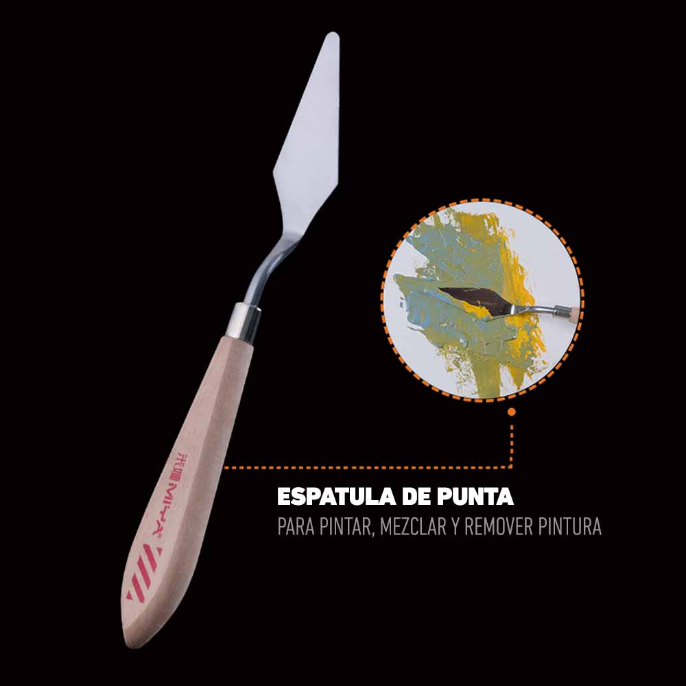 ESPATULA MIYA PUNTA HIMI PARA ARTE Y CREACION - 3