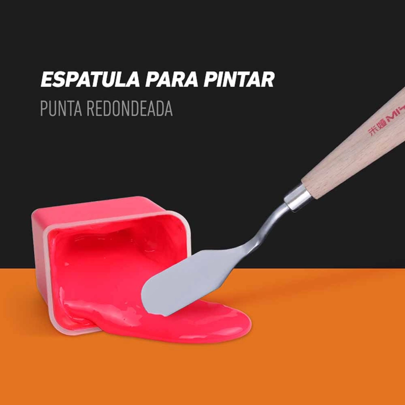 ESPATULA MIYA PLANA HIMI PARA ARTE Y CREACION - 2