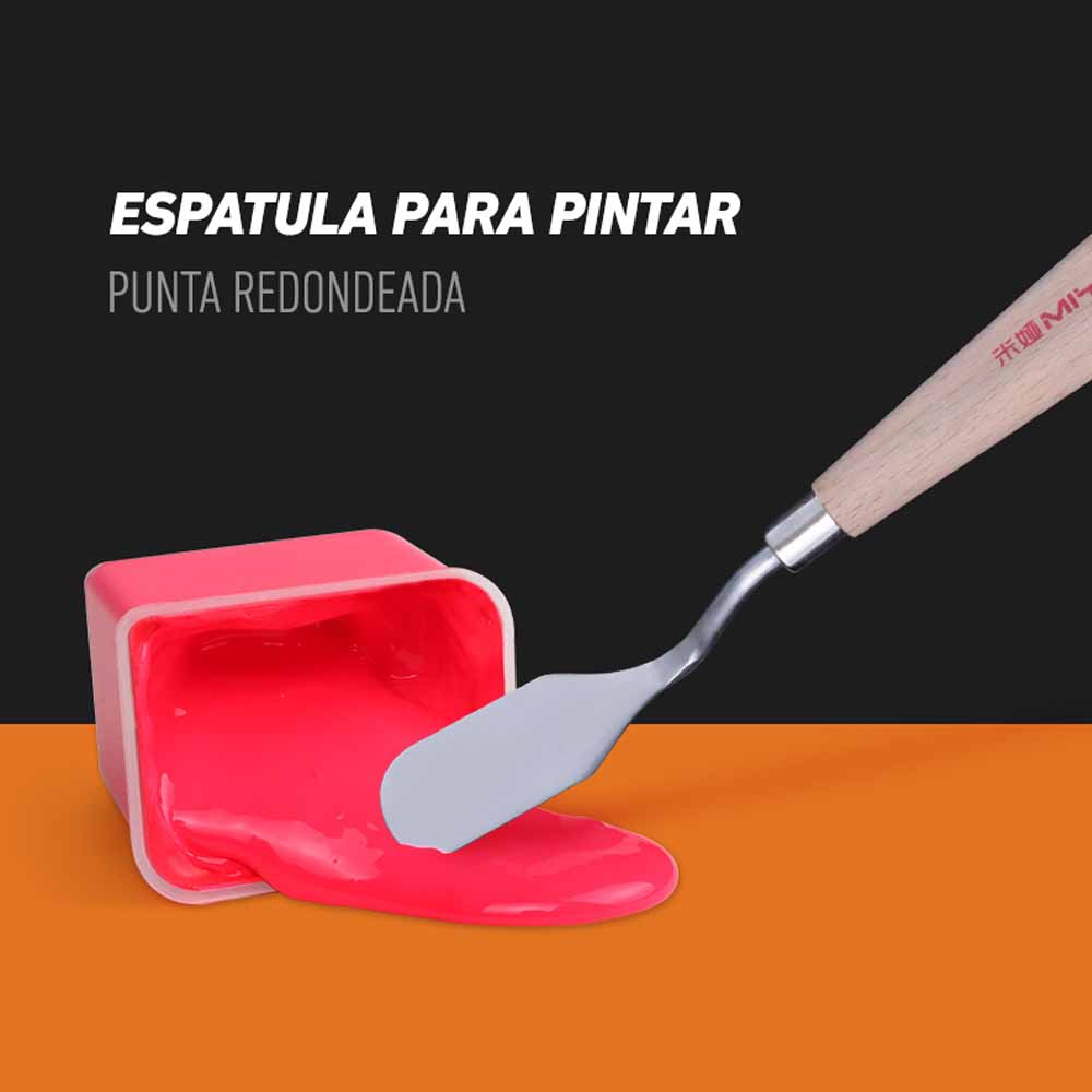 ESPATULA MIYA PLANA HIMI PARA ARTE Y CREACION - 2