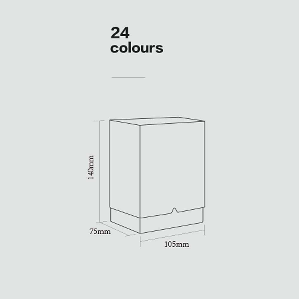 CRAYONES ACUARELABLES SET 24 COLORES HIMI-MIYA - 8