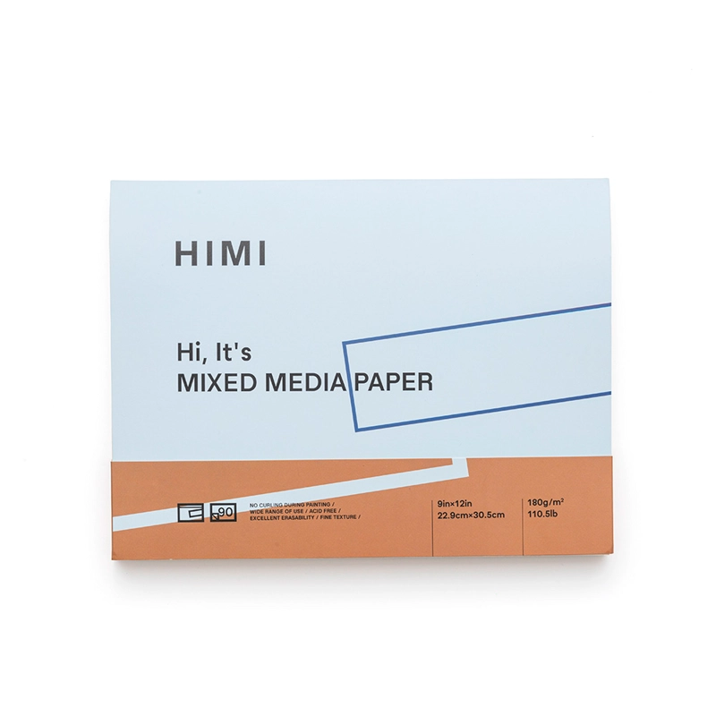 HIMI BLOCK TE CNICAS MIXTAS 22.9 X 30.5CM 180G 90 HOJAS - 1