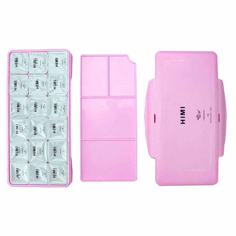 SET MIYA GOUACHE 18 COLORES / 30GR SIN PINCELES ROSADO - 3