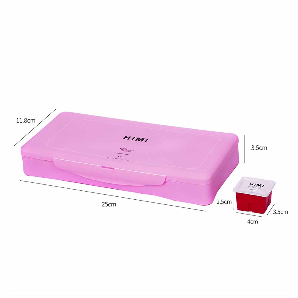 SET MIYA GOUACHE 18 COLORES / 30GR SIN PINCELES ROSADO - 5