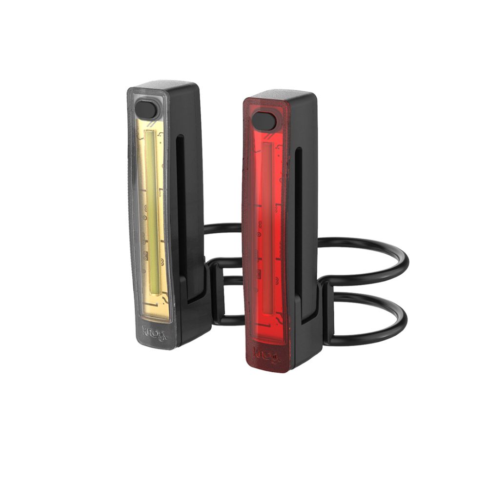 LUZ PARA BICICLETA PLUS BLACK/ TWINPACK - 1