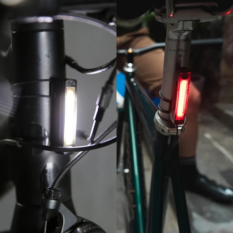 LUZ PARA BICICLETA PLUS BLACK/ TWINPACK - 5
