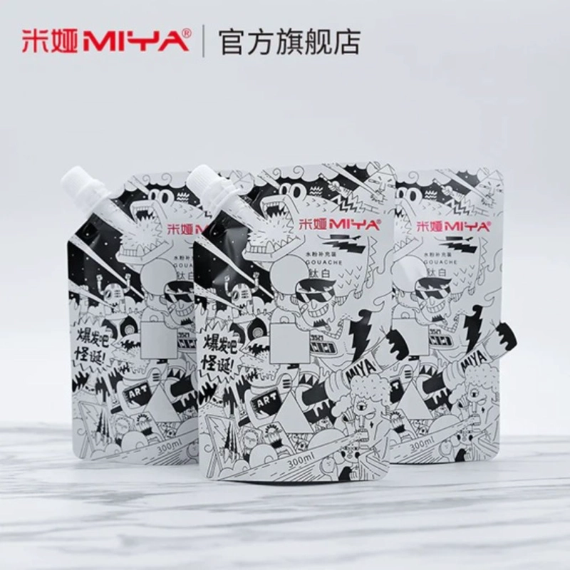 MIYA BOLSA DE GOUACHE BLANCO TITANIUM 300 ML - 3