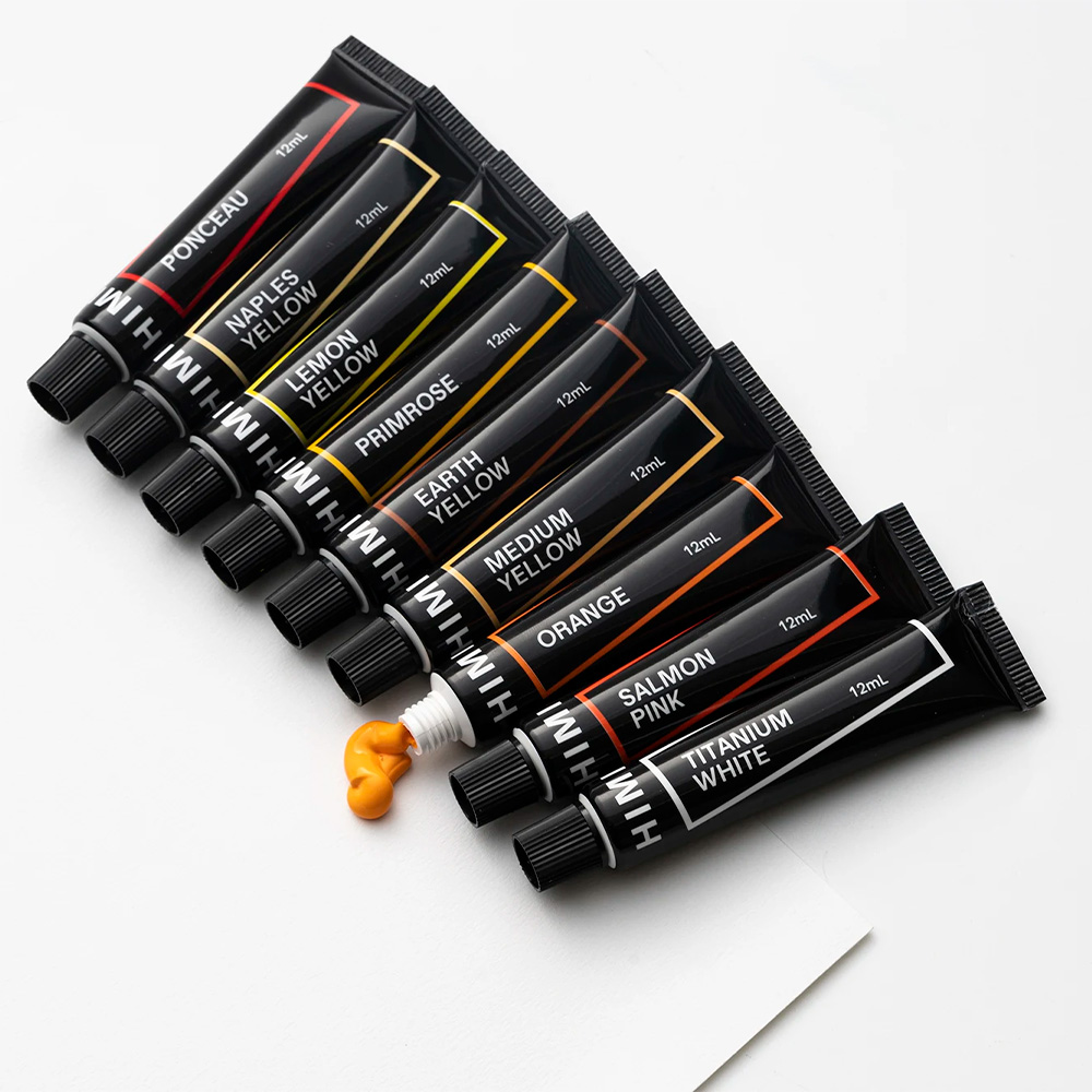 HIMI SET DE TUBOS DE ACRILICO 12 ML 12 COLORES - 7