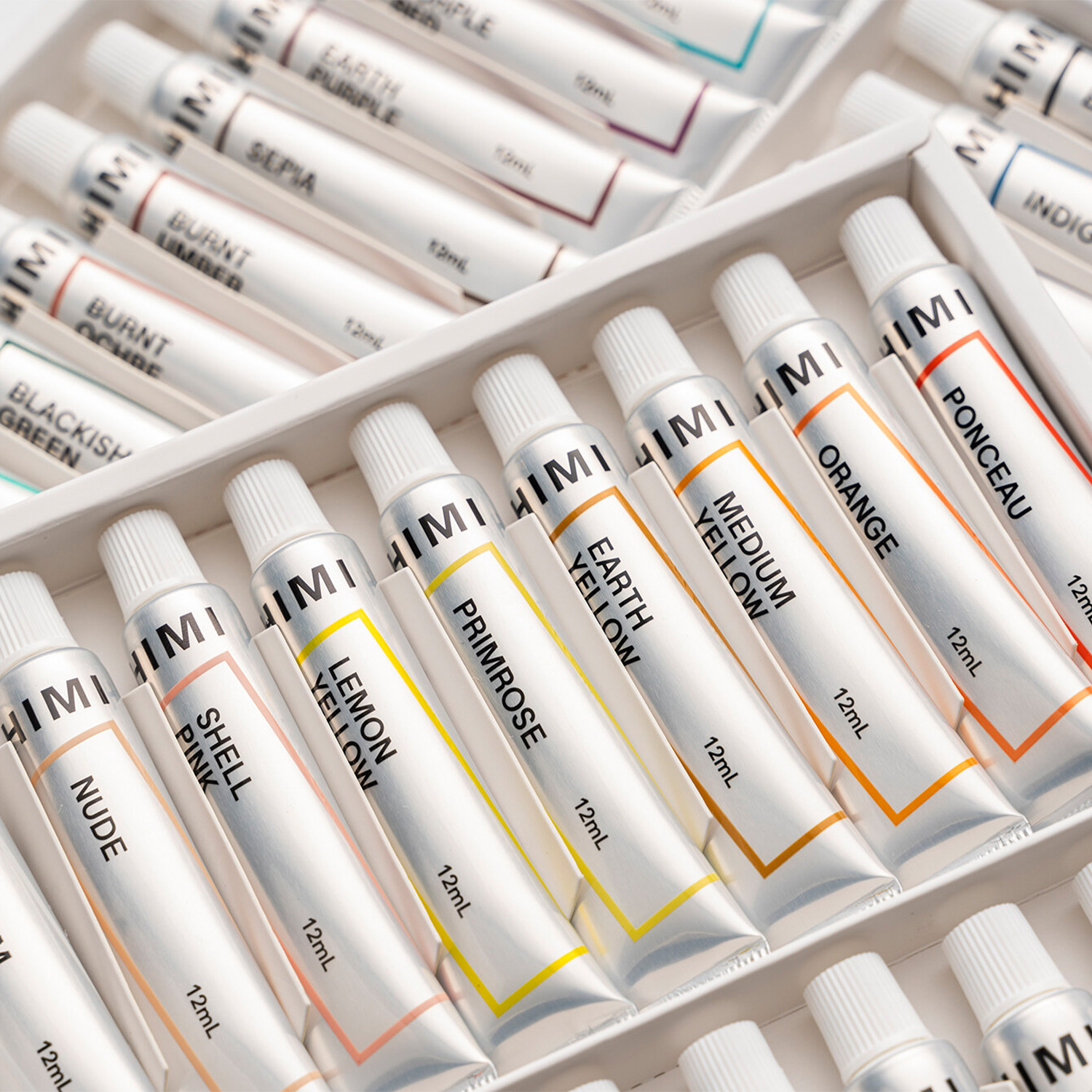 HIMI SET TUBOS DE ACUARELA 12 ML 12 COLORES - 3