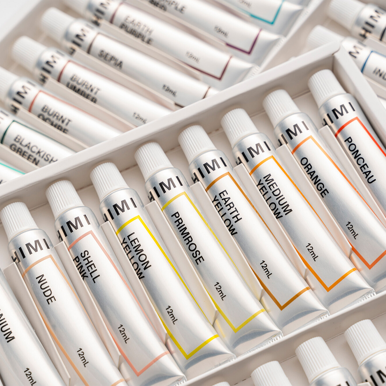 HIMI SET TUBOS DE ACUARELA 12 ML 18 COLORES - 3
