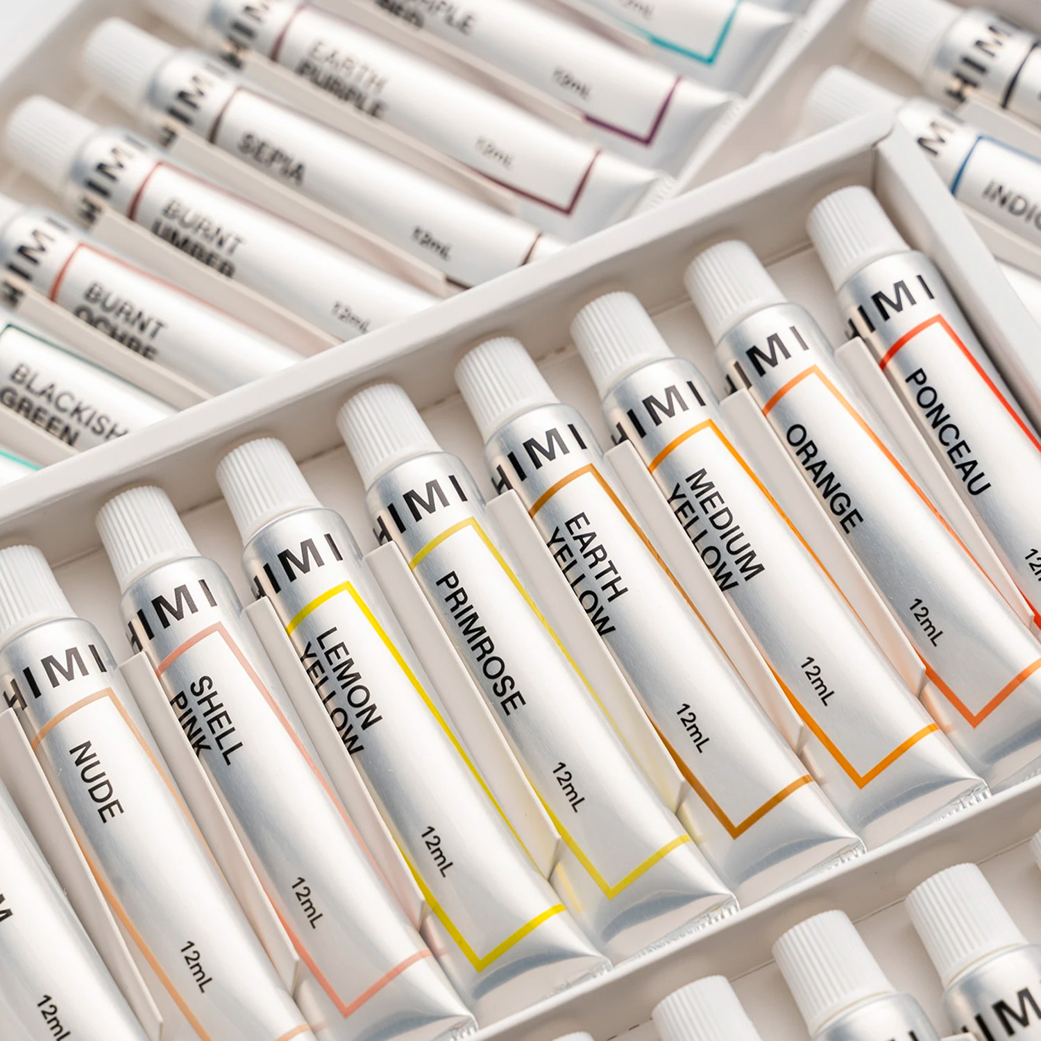 HIMI SET TUBOS DE ACUARELA 12 ML 36 COLORES - 3