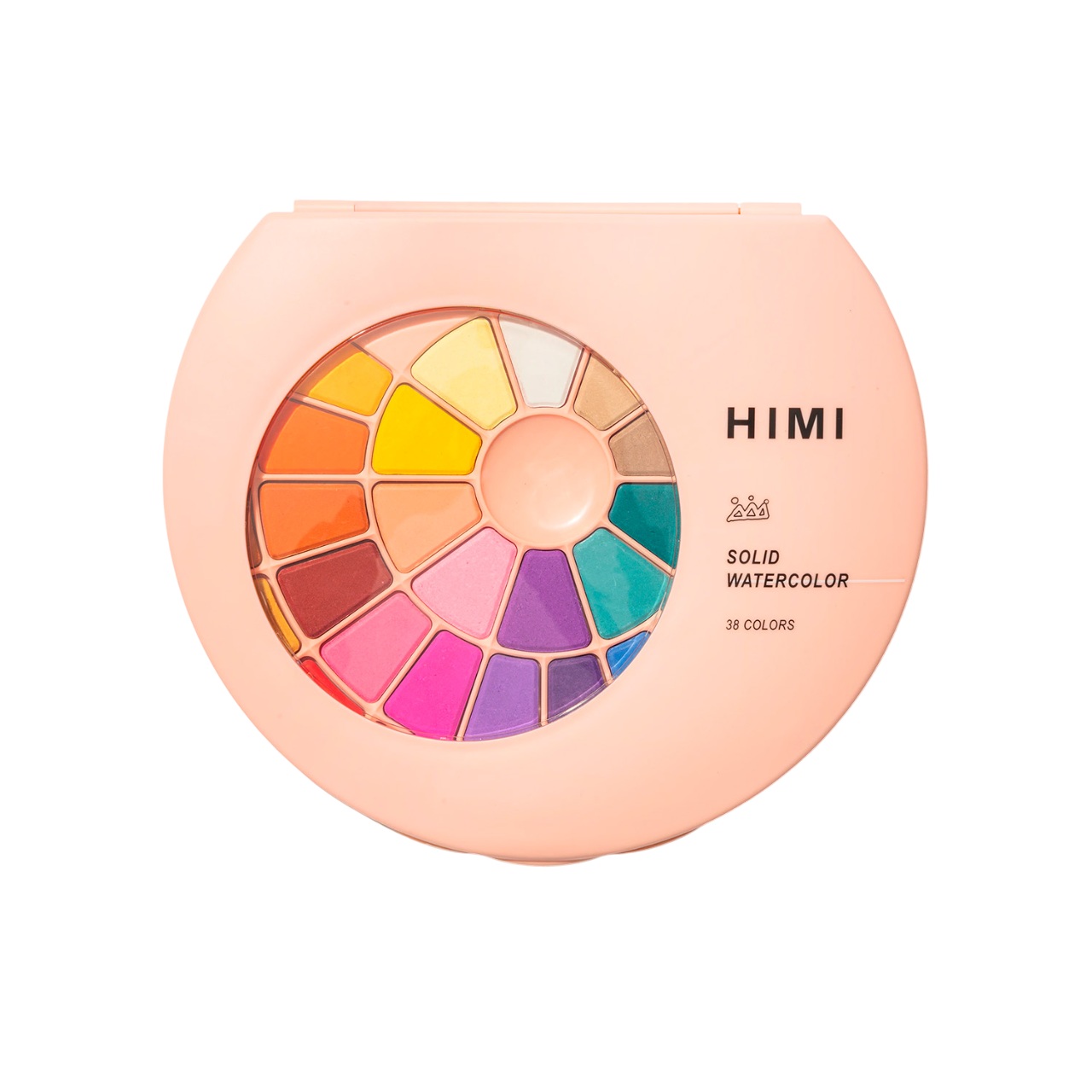 HIMI SET PINTURA SOLIDA 38 COLORES (ESTUCHE ROSADO) - 1