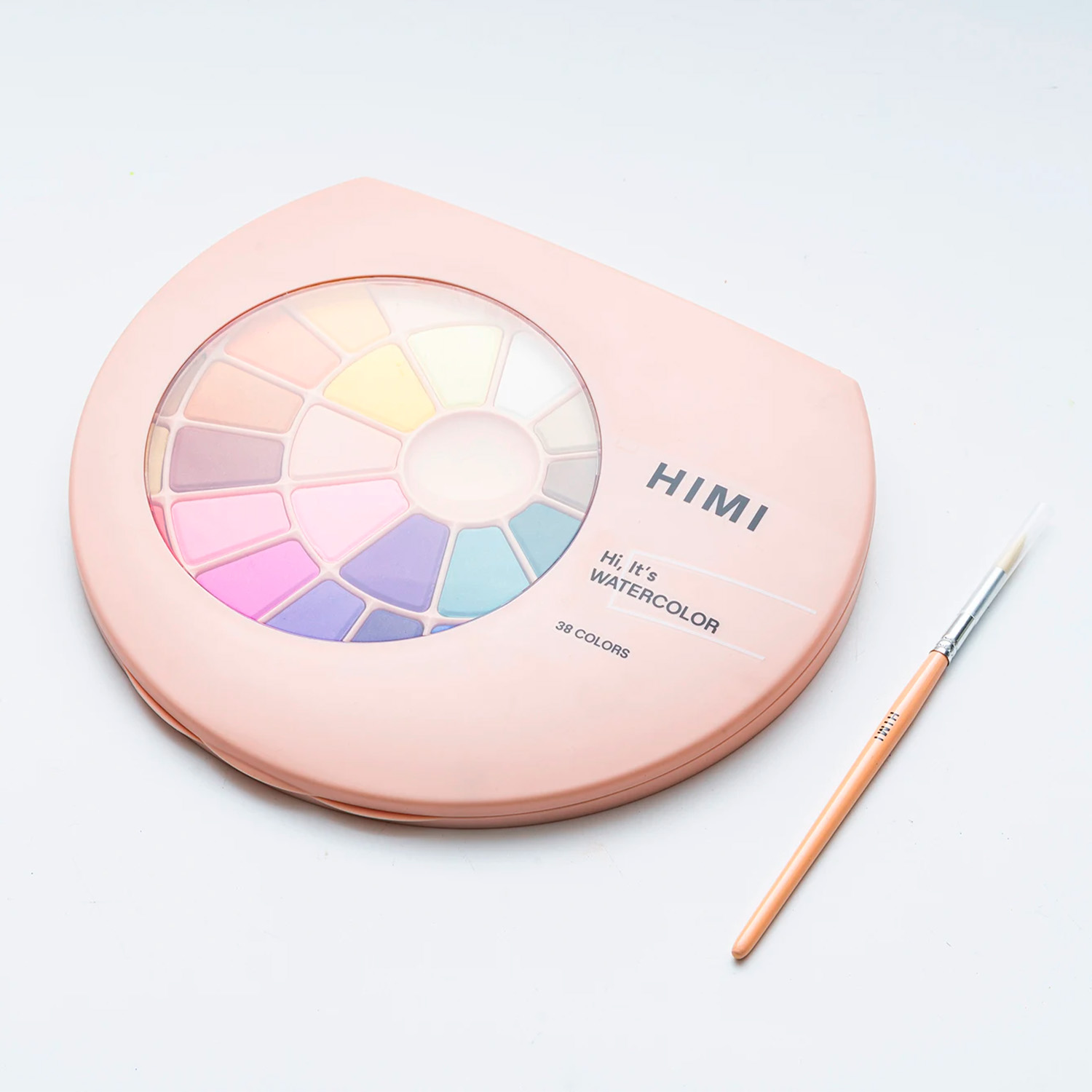 HIMI SET PINTURA SOLIDA 38 COLORES (ESTUCHE ROSADO) - 2