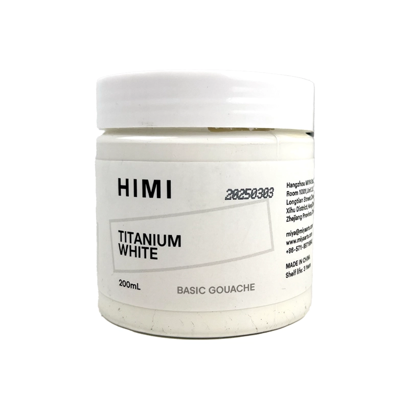 HIMI POTE DE GOUACHE BLANCO TITANIO 200ML - 1