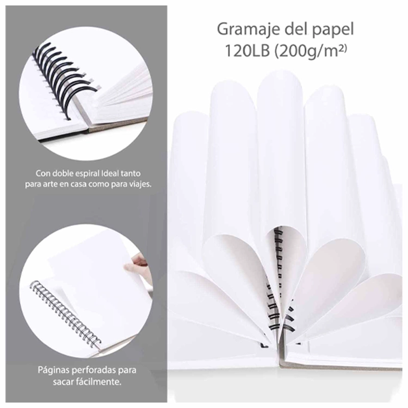 OHUHU BLOCK MIXMEDIA TE CNICAS SECAS&HUMEDAS 22*21CM 62H 200G - 4