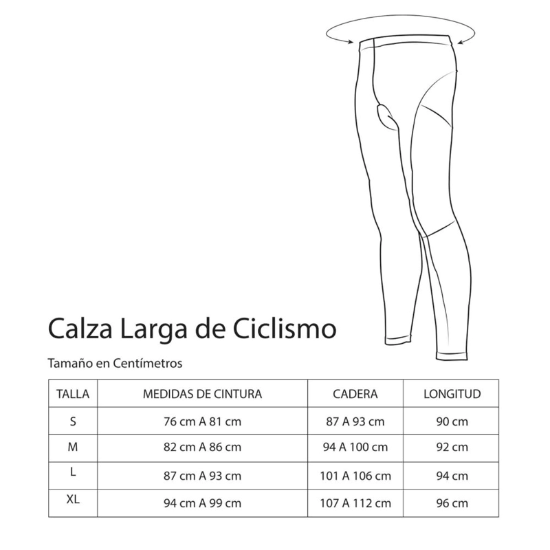 CALZA LARGA DE CICLISMO - 2
