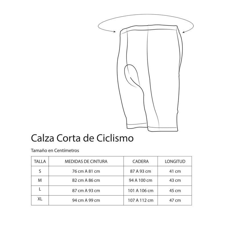 CALZA CORTA DE CICLISMO - 6