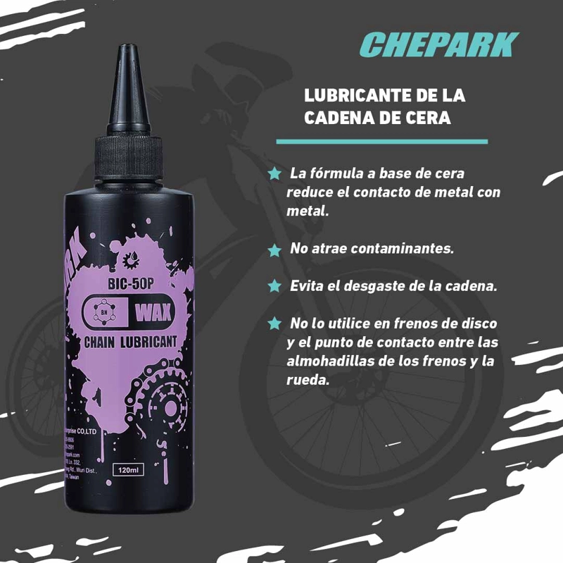 LUBRICANTE DE LA CADENA DE CERA PARA BICICLETA - 5