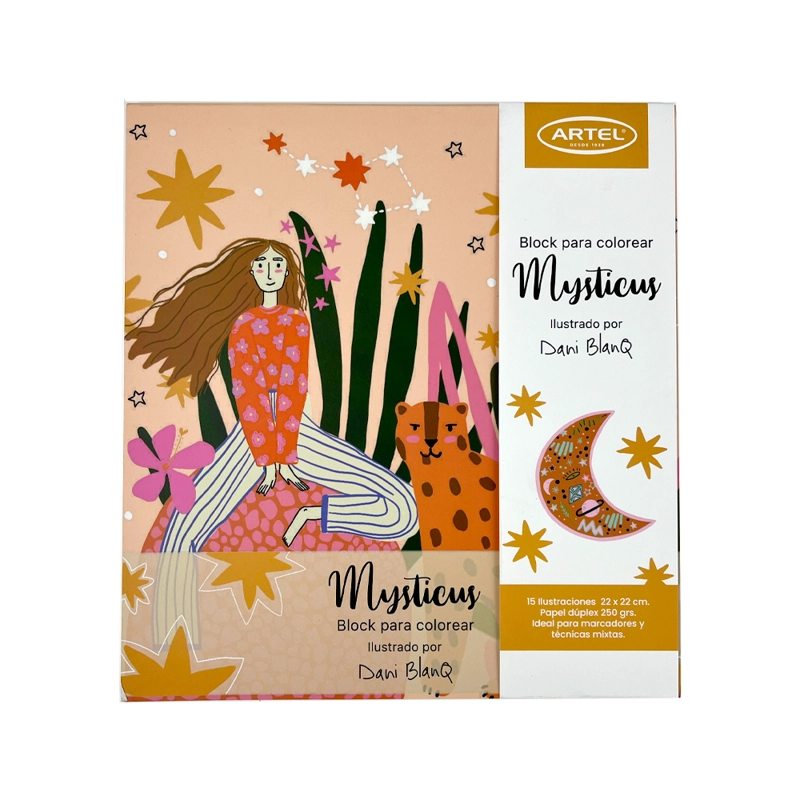 LIBRO PARA COLOREAR MYSTICUS POR DANI BLANQ - 1