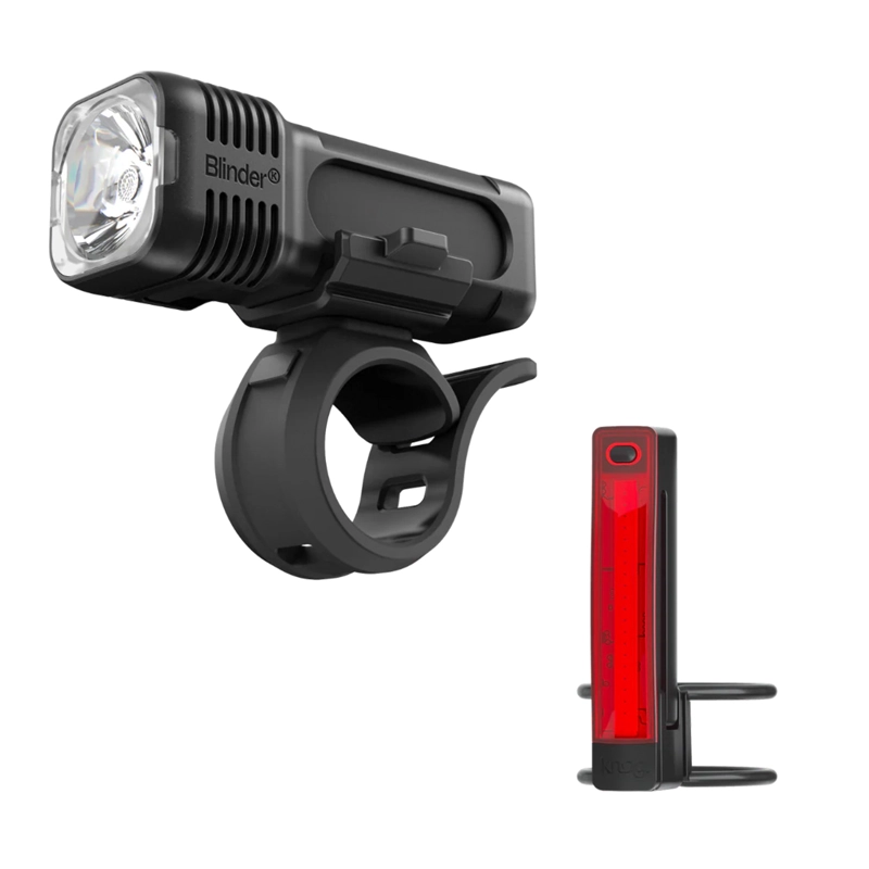 SET DE LUCES KNOG BLINDER PRO 400 LM + PLUS TRASERA 20 LM - 1