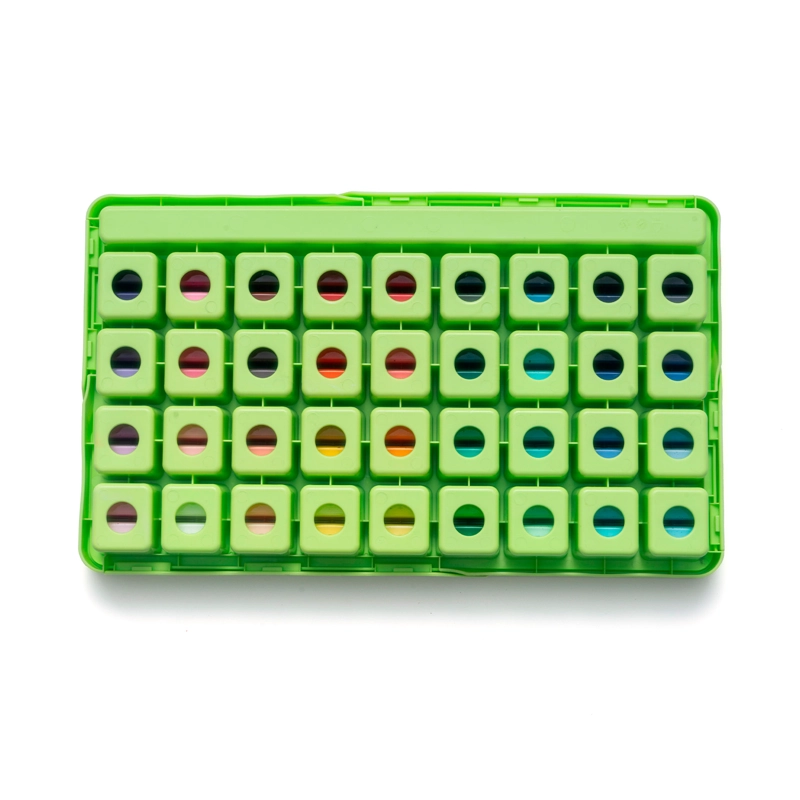 HIMI SET GOUACHE 72 COLORES TWIN CUP 12G VERDE MANZANA - 3