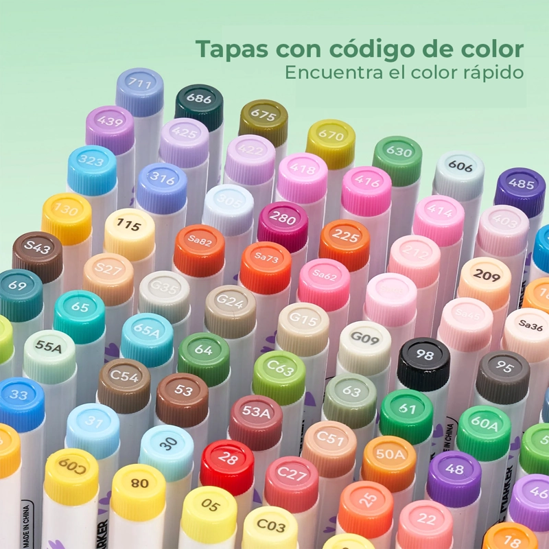 ARRTX 90 MARCADORES ACRILICOS PUNTA PINCEL 90B - PAISAJES - 5