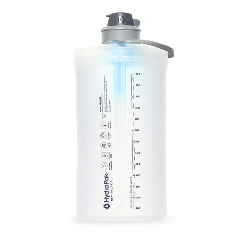 BOTELLA FLEXIBLE HYDRAPAK SISTEMA DE FILTRADO 1,5L CLEAR - 2