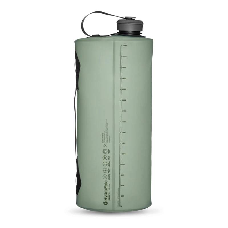 BOTELLA FLEXIBLE HYDRAPAK SEEKER 3 LITROS SUTRO GREEN - 2