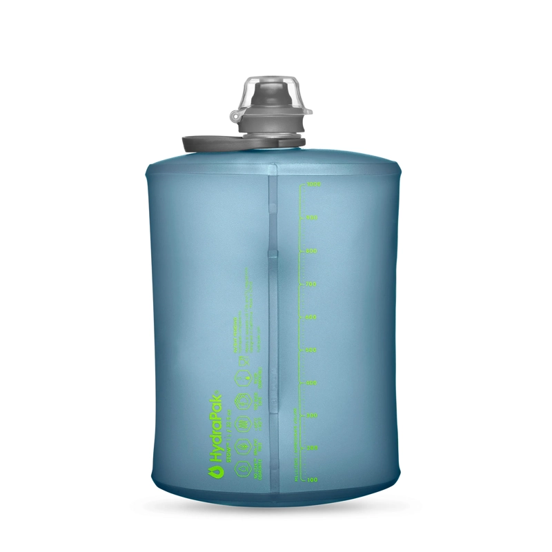BOTELLA DE HIDRATACION FLEXIBLE HYDRAPAK STOW 1L TAHOE BLUE - 2