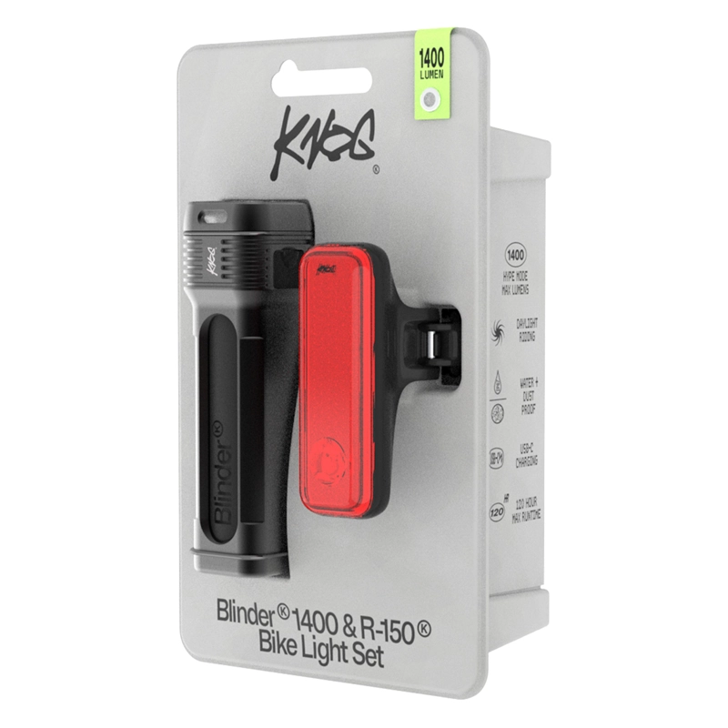 SET DE LUCES KNOG BLINDER PRO 1400 LM + BLINDER R150 - 2