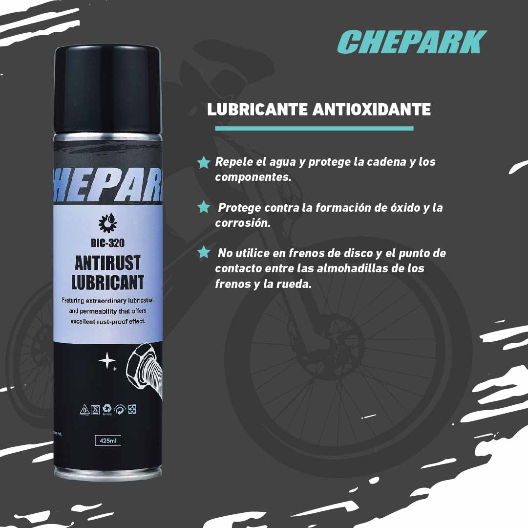 LUBRICANTE DE CADENA ANTI-OXIDANTE PARA BICICLETA - 4
