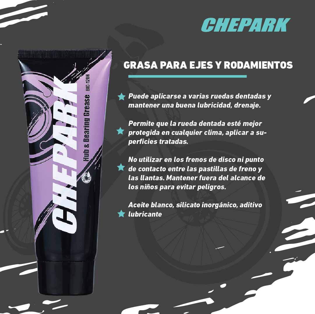 GRASA PARA EJE Y RODAMIENTO 120ML - 4