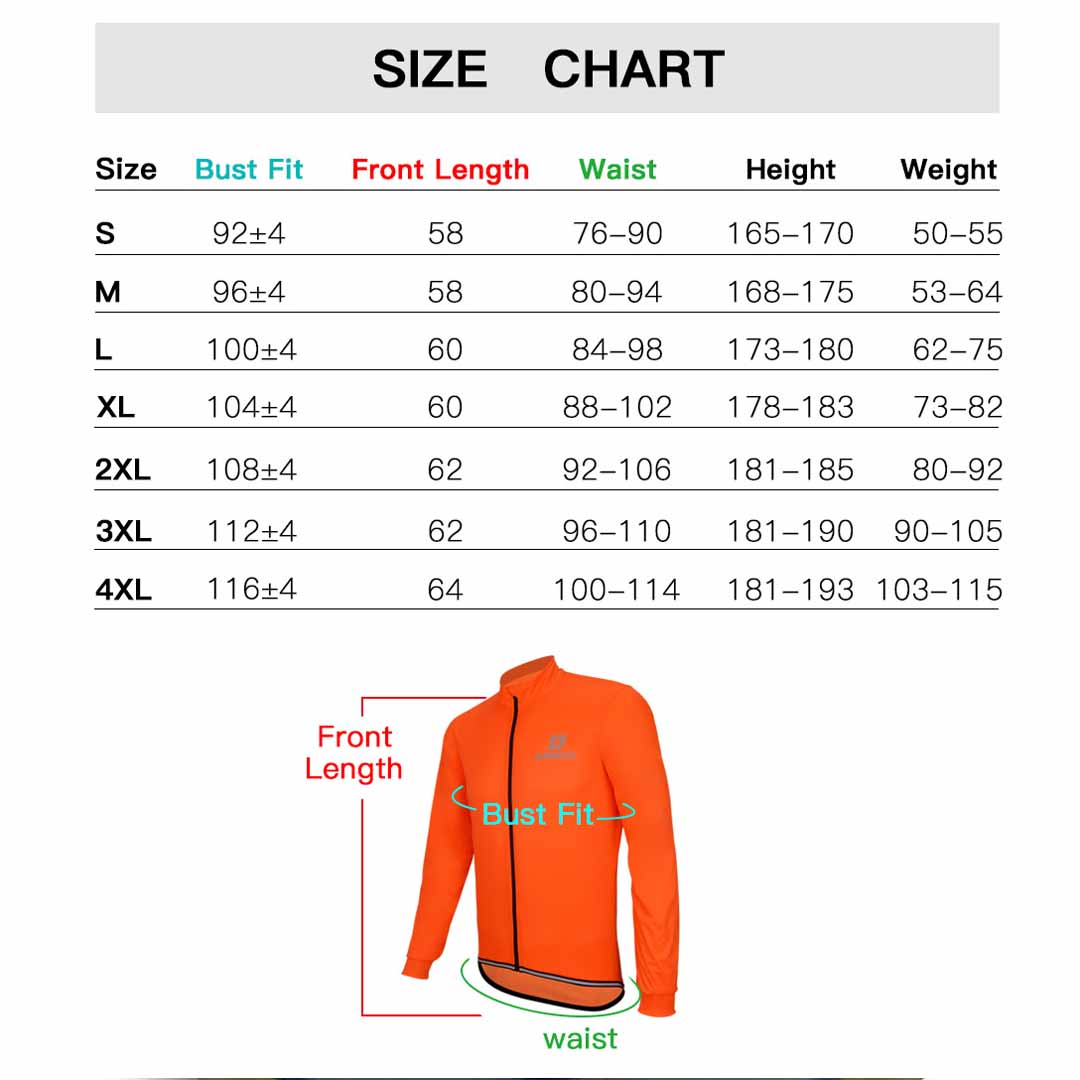 CORTAVIENTO IMPERMEABLE ORANGE 4XL - 4