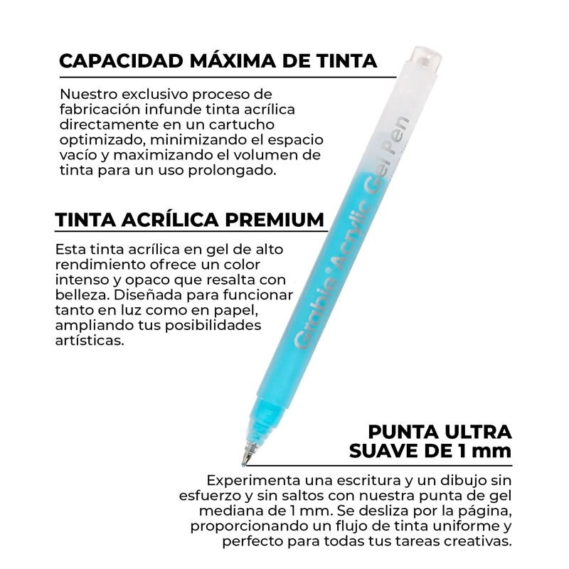 KIT BOLD & BRIGHT 12 BOLIGRAFOS + BLOC COLORES OCEANICOS - 2