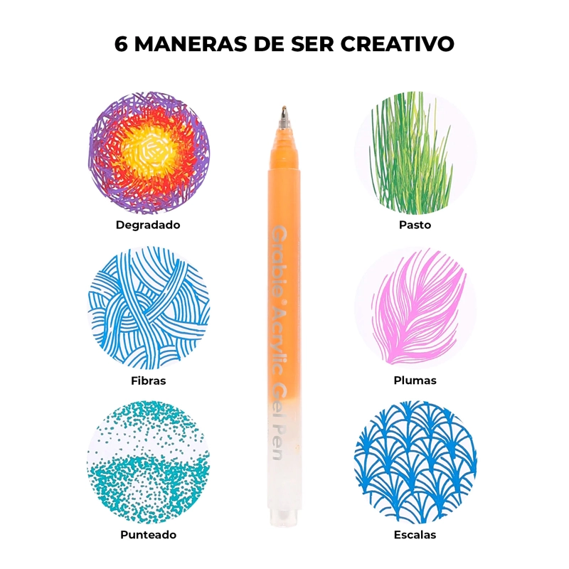 KIT BOLD & BRIGHT 12 BOLIGRAFOS + BLOC COLORES OCEANICOS - 8