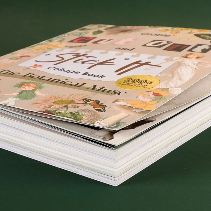 LIBRO DE ACTIVIDADES DE COLLAGE 'LA MUSA BOTANICA' 200+ PAG - 7