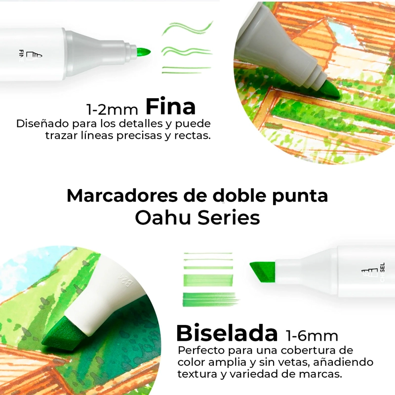 OHUHU 100 MARCADORES ALCOHOL + 1 BLENDER OAHU FINA&BISELADA - 5