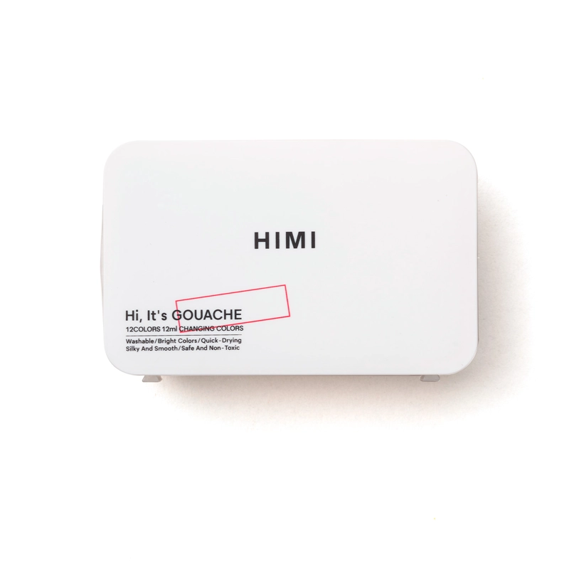HIMI SET GOUACHE 12 COLORES 12ML (8 CAMALEON Y 4 METALICOS) - 4