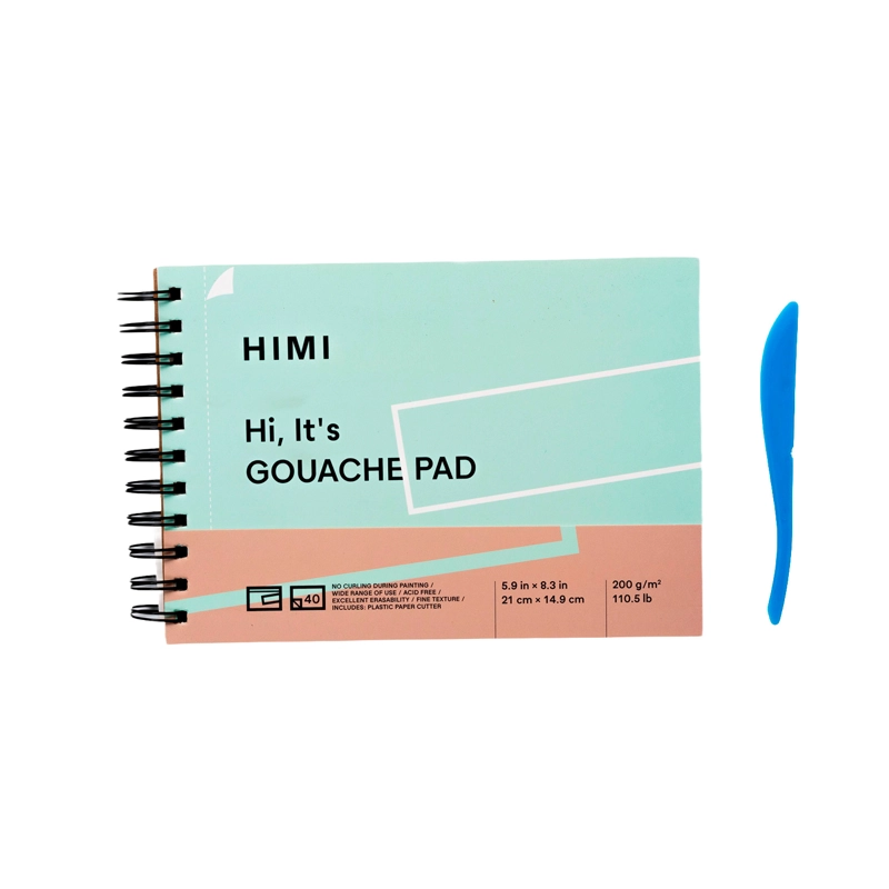 HIMI BLOCK PARA GOUACHE 21 X 14,9 CM 40 HOJAS 200 G VERDE - 1